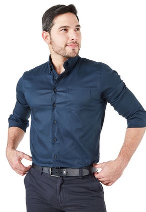 Camisa Azul Navy COLORE