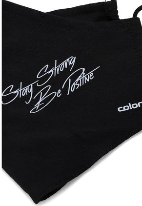 Tapabocas X3 Negro-Blanco COLORE