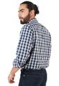 Camisa Negro-Blanco-Azul COLORE de COLORE
