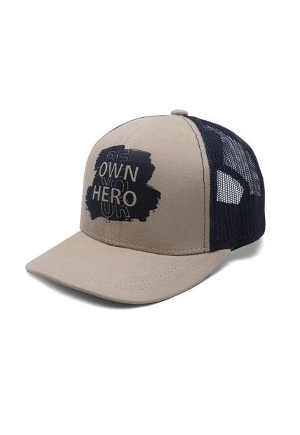 Gorra Beige-Azul Navy COLORE