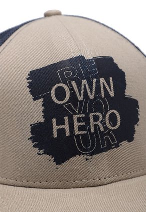 Gorra Beige-Azul Navy COLORE