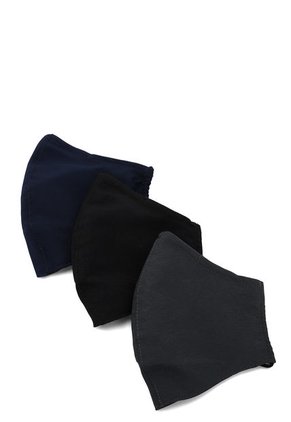 Tapabocas X3 Azul-Negro-Gris COLORE