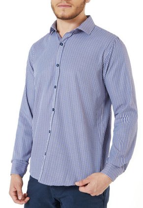 Camisa Azul-Blanco COLORE