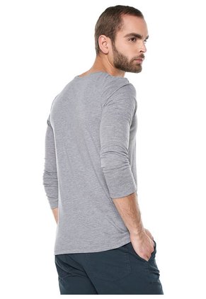 Camiseta Manga Larga Gris COLORE