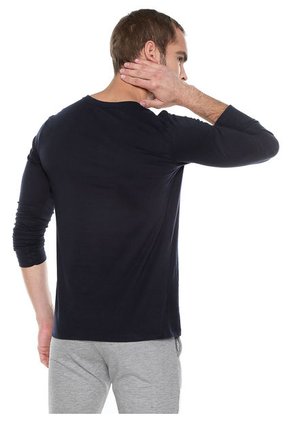 Camiseta Manga Larga Azul Oscuro COLORE