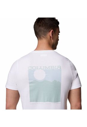 Camiseta Hombre Columbia RAPID RIDGE BACK GRA Blanco Columbia