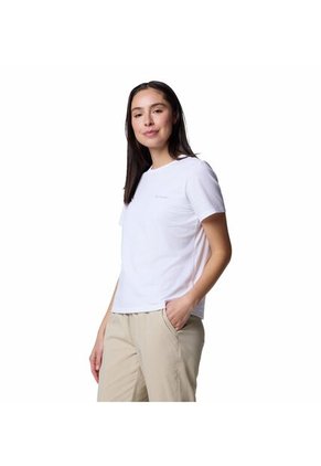 Camiseta Mujer Columbia SUN TREK SS II Blanco Columbia