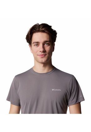 Camiseta Hombre Columbia ZERO RULES LIGHT SS Gris Columbia