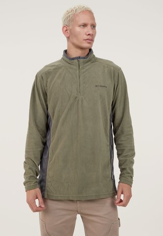 Buzo Verde Oliva-Gris Columbia Klamath Range II Half Zip Columbia