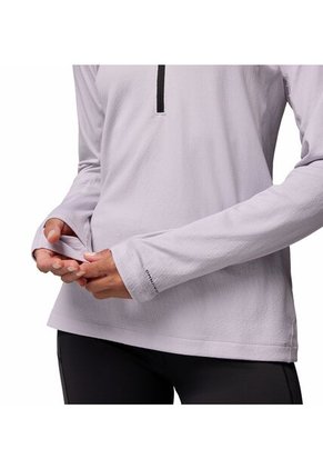 Camiseta Mujer Columbia DRIVENTURE HALF ZIP Lavanda Columbia