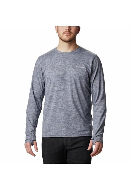 Camiseta Hombre Columbia TECH TRAIL LONG SLEE Azul Columbia
