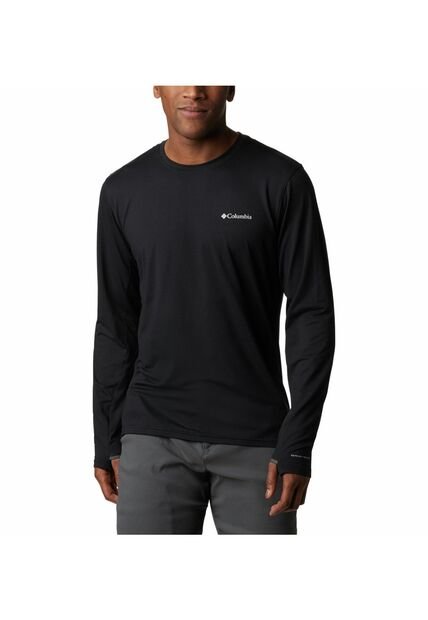 Camiseta Hombre Columbia TECH TRAIL LONG SLEE Negro Columbia