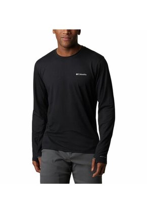 Camiseta Hombre Columbia TECH TRAIL LONG SLEE Negro Columbia