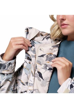 Chaquetas Mujer Columbia HIGH CASCADES INTER Gris Claro Columbia