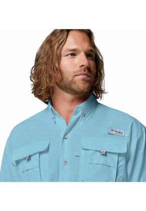 Camisa Hombre Columbia BAHAMA II S/S SHIRT Azul Columbia