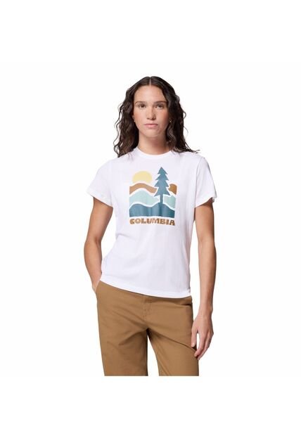 Camiseta Mujer Columbia SHELBY CAP Blanco Columbia