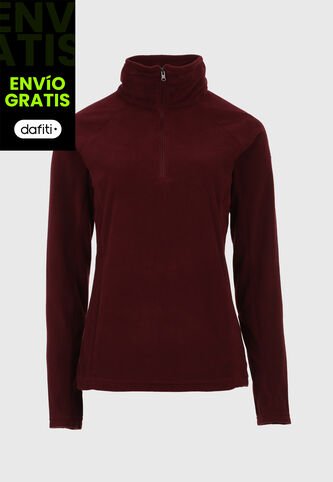 Buzo Columbia Glacial IV  1/2 Zip  Borgoña Columbia