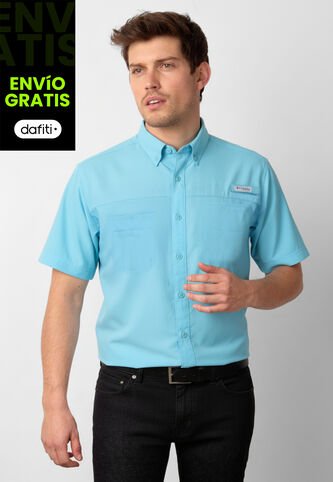 Camisa Columbia Tamiami II Aguamarina Columbia