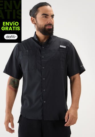 Camisa Negro Columbia Tamiami Ii Ss Columbia