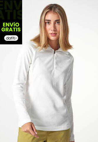 Chaqueta Marfil Columbia Glacial IV 1/2 Zip Columbia