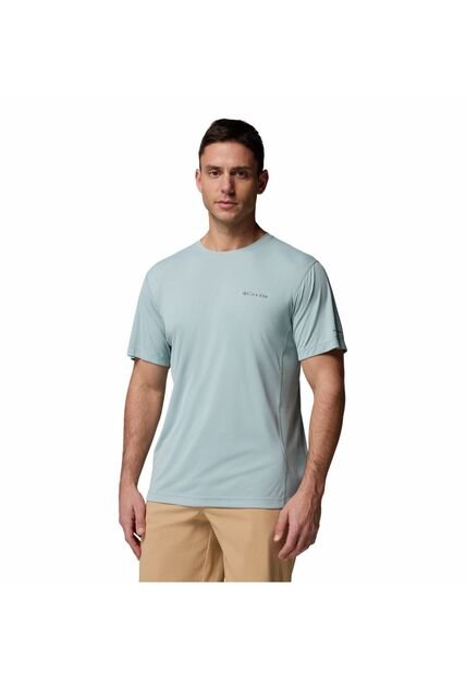 Camiseta Hombre Columbia ZERO RULES LIGHT SS Azul Columbia