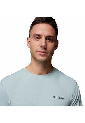 Camiseta Hombre Columbia ZERO RULES LIGHT SS Azul Columbia