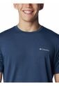 Camiseta Hombre Columbia TECH TRAIL CREW NECK Azul Columbia de Columbia
