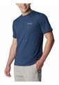 Camiseta Hombre Columbia TECH TRAIL CREW NECK Azul Columbia de Columbia