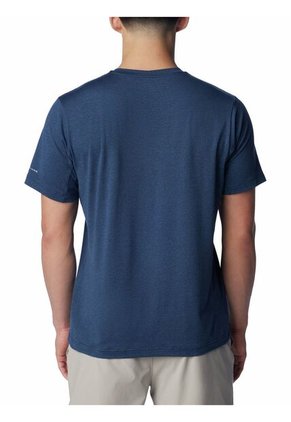 Camiseta Hombre Columbia TECH TRAIL CREW NECK Azul Columbia