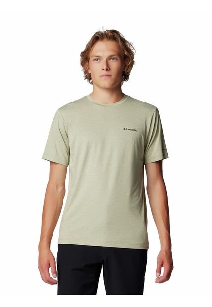 Camiseta Hombre Columbia TECH TRAIL CREW NECK Safari Columbia