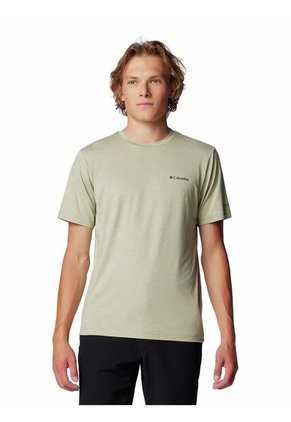 Camiseta Hombre Columbia TECH TRAIL CREW NECK Safari Columbia