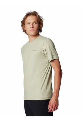 Camiseta Hombre Columbia TECH TRAIL CREW NECK Safari Columbia