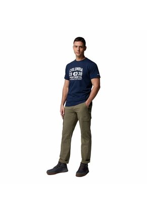 Camiseta Hombre Columbia CSC SEASONAL LOGO TE Azul Columbia