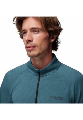 Camiseta Hombre Columbia DRIVENTURE HALF ZIP Azul Columbia