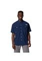 Camisa Hombre Columbia BAHAMA II S/S SHIRT Azul Columbia de Columbia