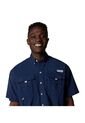 Camisa Hombre Columbia BAHAMA II S/S SHIRT Azul Columbia de Columbia