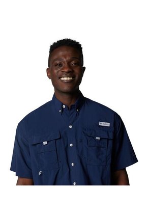 Camisa Hombre Columbia BAHAMA II S/S SHIRT Azul Columbia