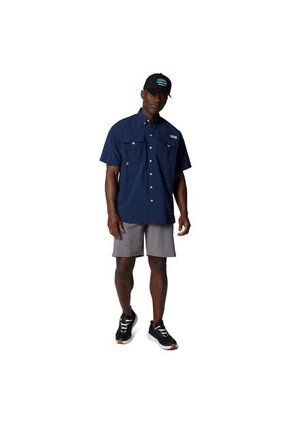 Camisa Hombre Columbia BAHAMA II S/S SHIRT Azul Columbia