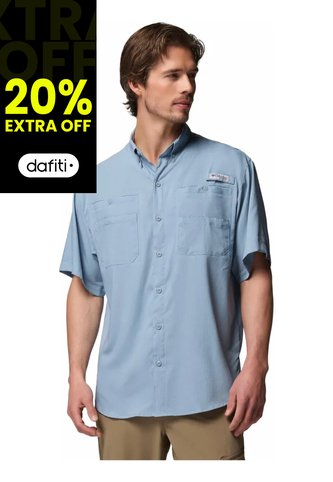 Camisa Hombre Columbia Tamiami Ii Ss Shirt Azul Columbia Columbia