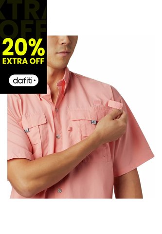 Camisa Hombre Columbia Bahama Ii S/S Shirt Naranja Columbia Columbia
