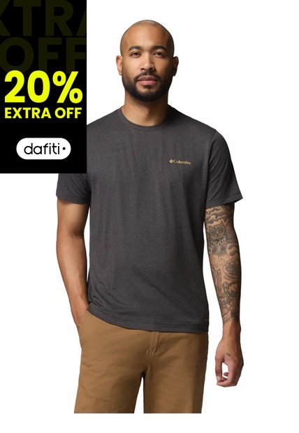 Camiseta Hombre Columbia Parsons Point S Back Negro Columbia