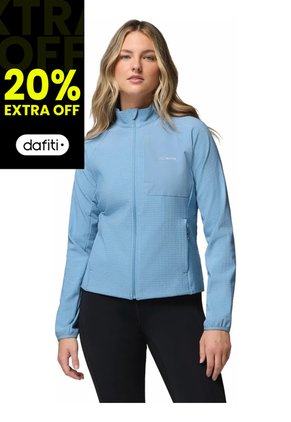 Buzo Mujer Columbia Superior Summit Grid Gris Columbia