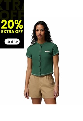 Camiseta Mujer Columbia ACKER ROCK KNIT SHOR Verde Columbia