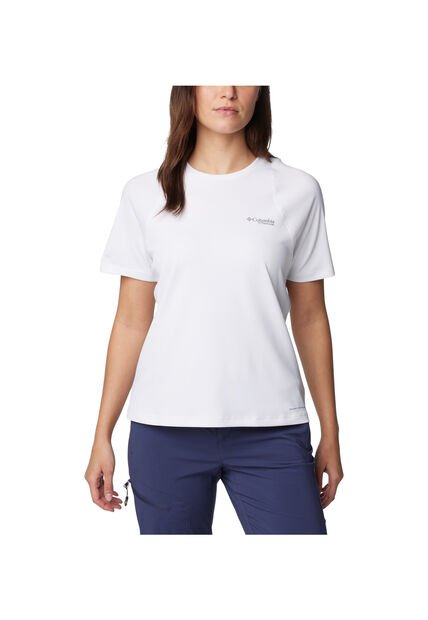 Camiseta Mujer Columbia SUMMIT VALLEY SS Blanco Columbia