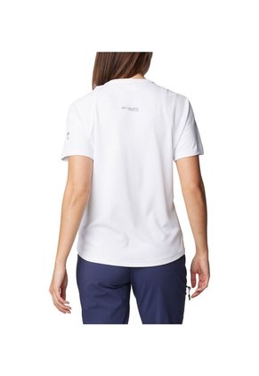 Camiseta Mujer Columbia SUMMIT VALLEY SS Blanco Columbia