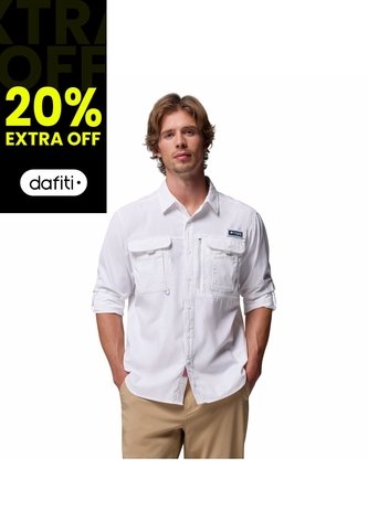 Camisa Hombre Columbia BAHAMA ELITE LS Blanco Columbia Columbia