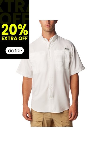 Camisa Blanco HOMBRE TAMIAMI II SS S FM7266-P06 Columbia