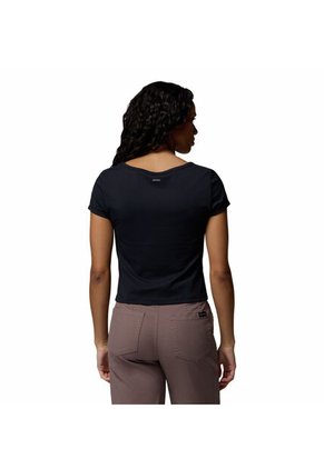 Camiseta Mujer Columbia PINETOWN CANYON RIB Negro Columbia