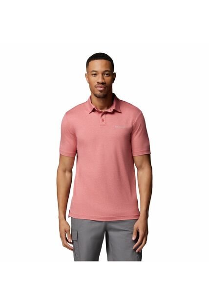 Camiseta Hombre Columbia ECHO PASSAGE SS CREW Rojo Columbia