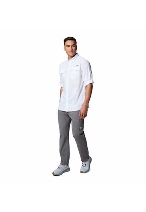 Camisa Hombre Columbia BLOOD AND GUTS V LS Blanco Columbia